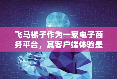 飞马梯子作为一家电子商务平台，其客户端体验是影响用户留存率和满意度的重要因素。以下是对飞马梯子客户端体验的分析和可能的改进建议